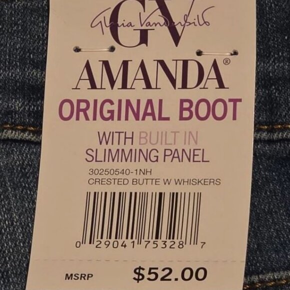 Plus Size Gloria Vanderbilt Amanda Original Boot Cut Je ... Color: Crested Butte - Picture 4 of 4